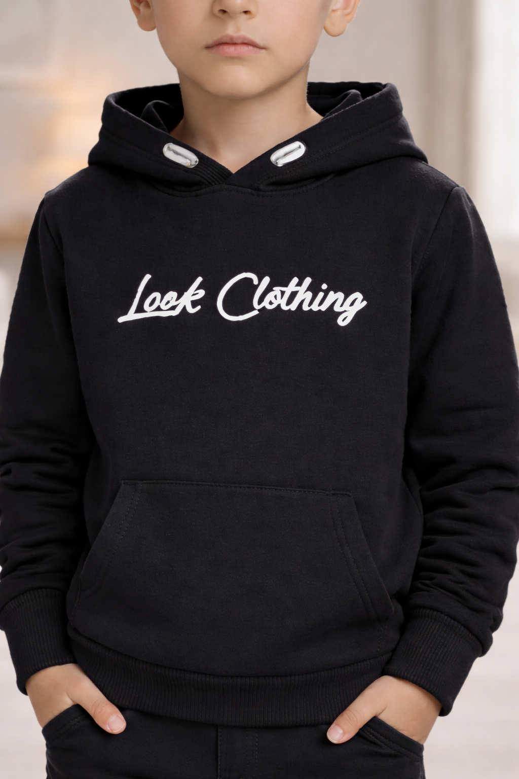 Sweat à capuche noir