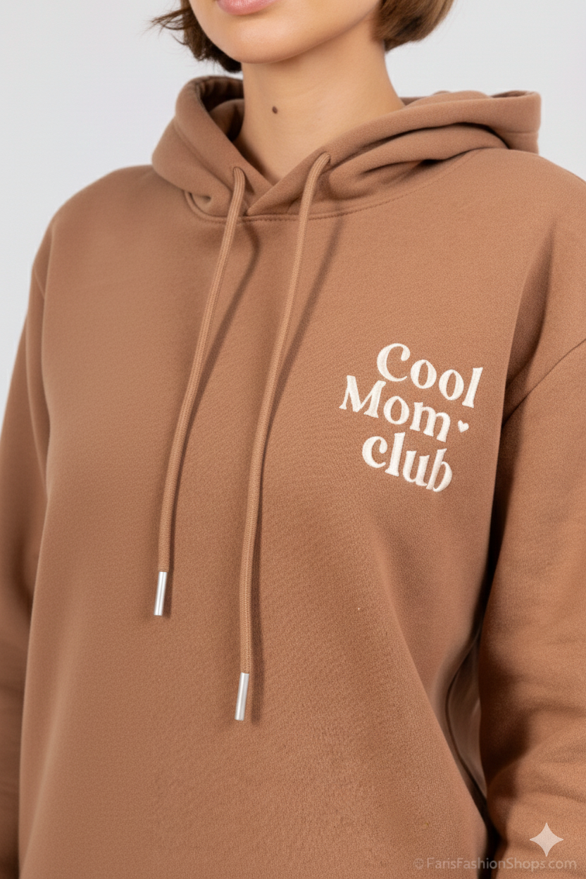 Sweat à capuche Cool Mom Club