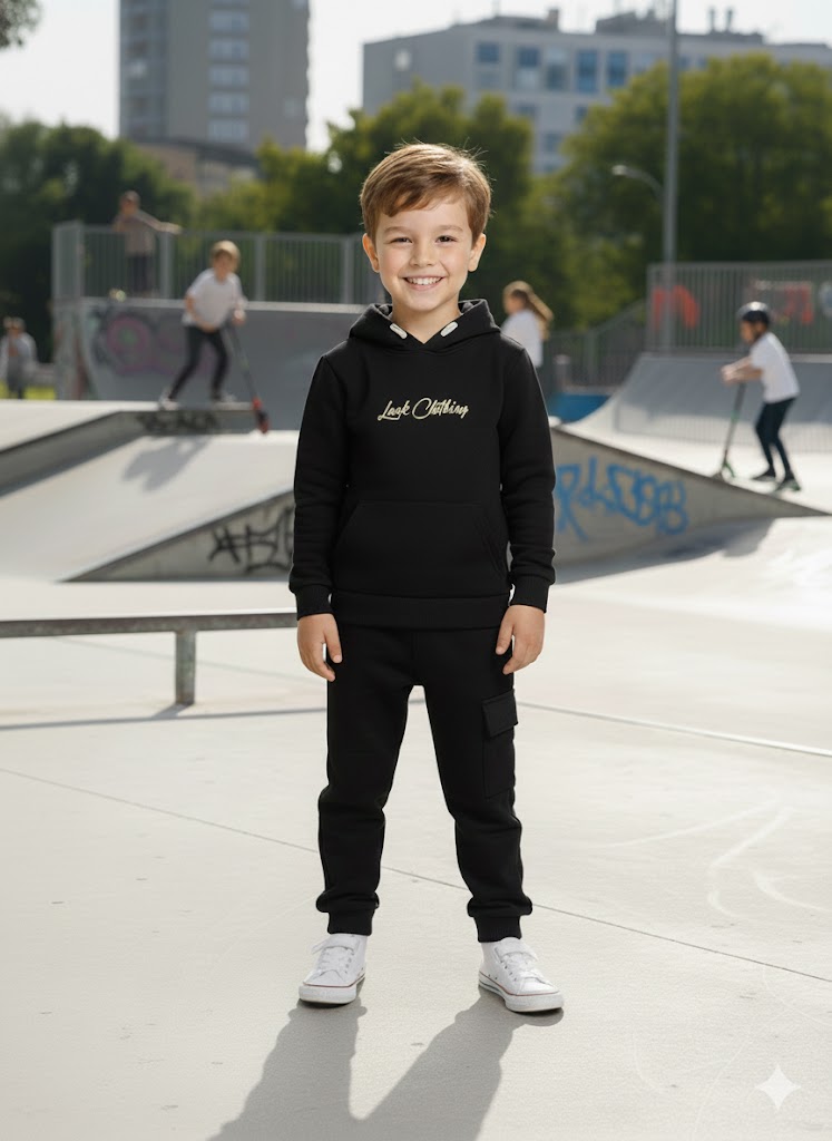 Sweat à capuche noir