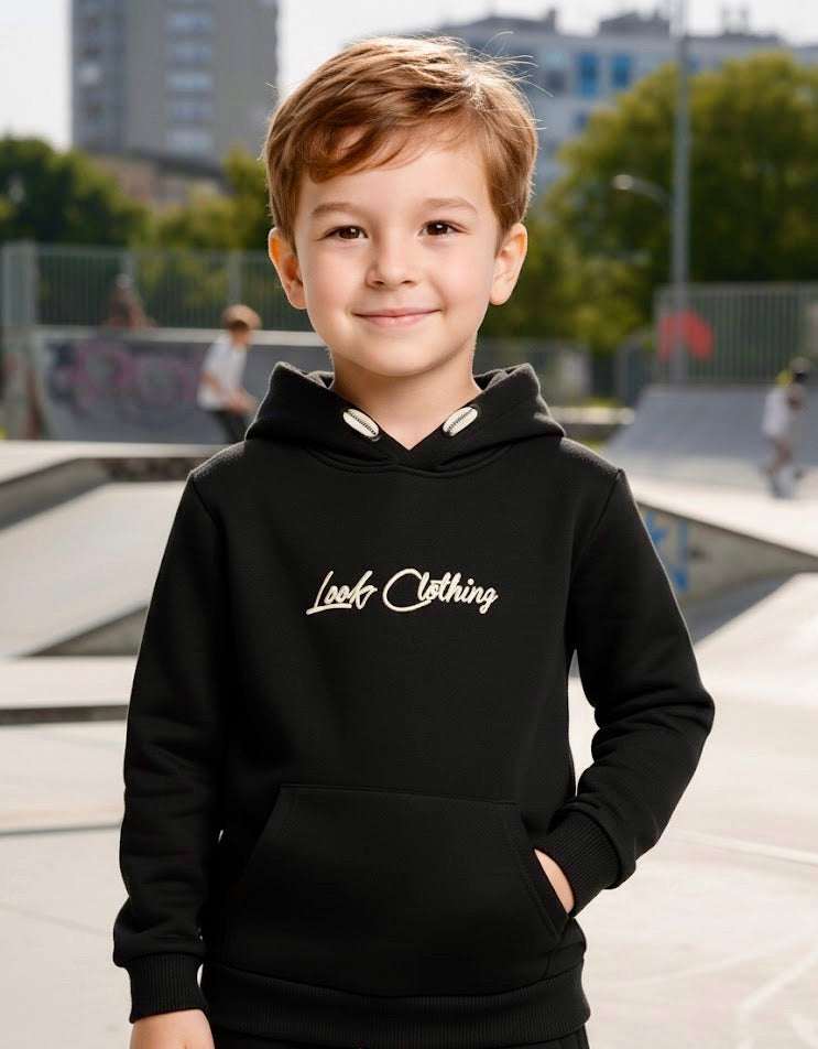 Sweat à capuche noir